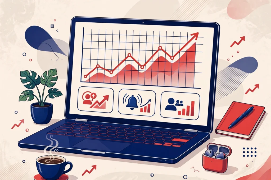 Planning a month of YouTube videos with a growth chart